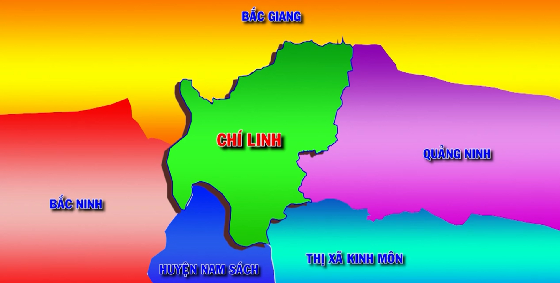 Chí Linh - Hải Dương với các tỉnh trong vùng