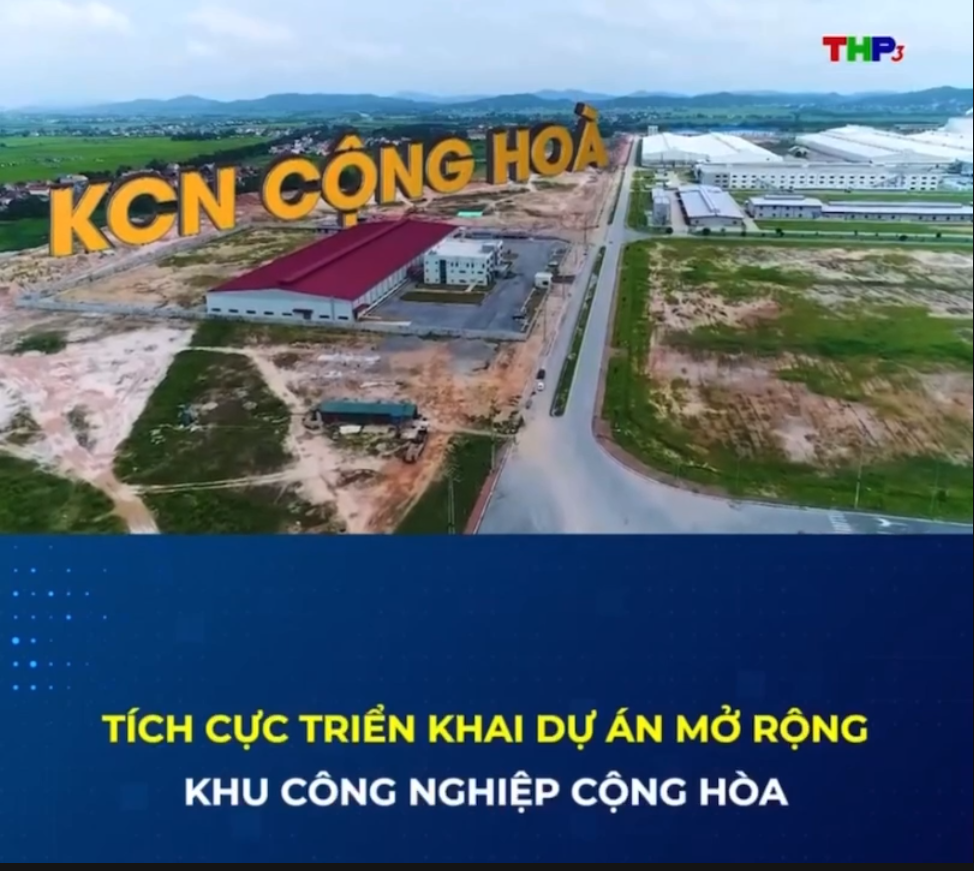 Tích cực triển khai dự án mở rộng Khu công nghiệp Cộng Hòa